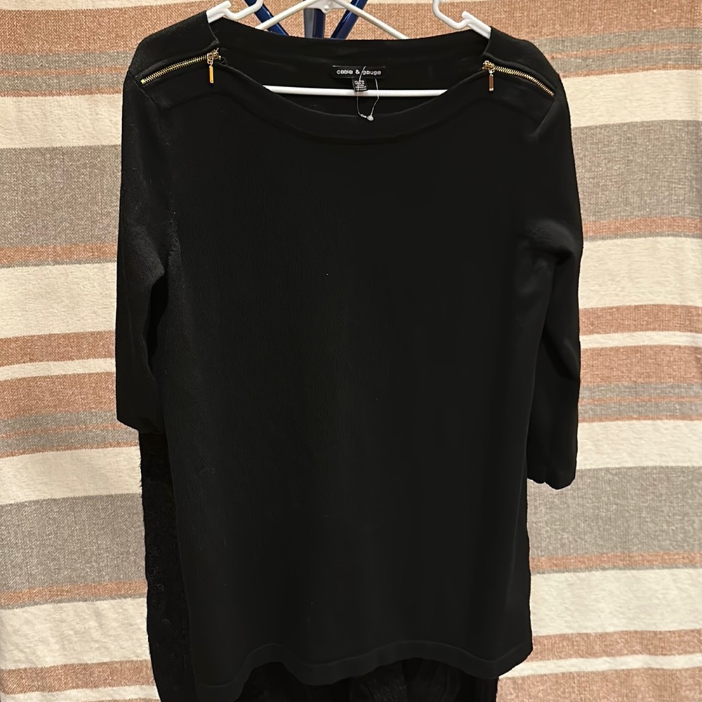 Black dress shirt